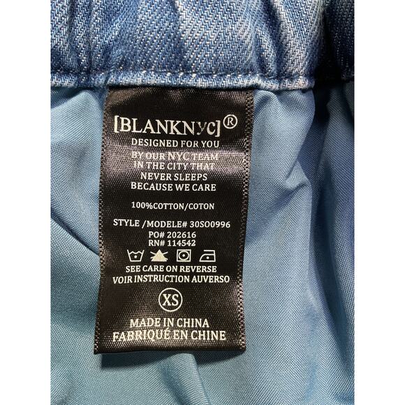 Blank Nyc 'Dancing Queen' Blue Cotton Denim Jean Size XS - Picture 5 of 5